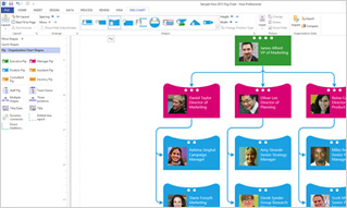 Customize organization charts easily with template and wizard improvements