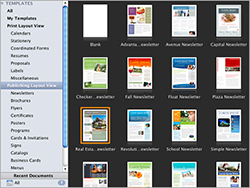 Template Gallery: Look more professional with every document.