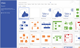 Get Office 365 benefits with the familiar Visio application and interface
